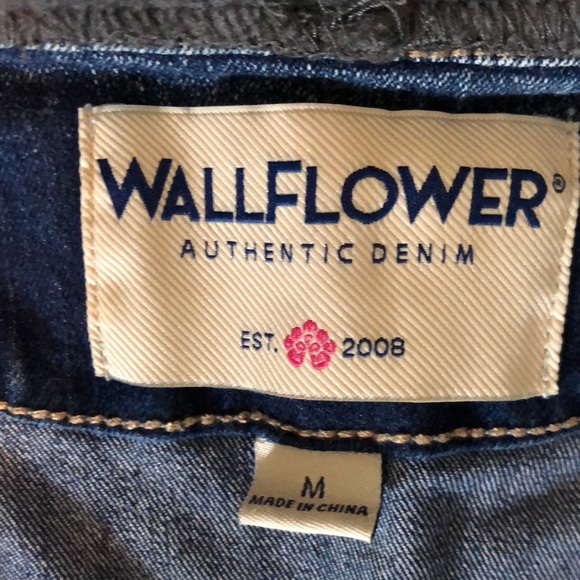 Wallflower Denim Sweatshirt Vest - Picture 3 of 7